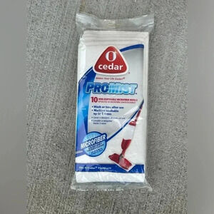 O Cedar Pro Mist Refill Pads NEW Mop Microfiber 10 pack